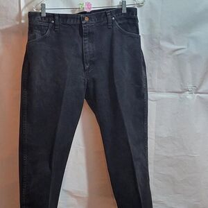 Wrangler Men's Jeans, Black Little Wear, Size 34x30